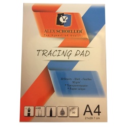 Alex Schoeller - Alex Schoeller Tracing Pad Spiralli 90 g A4 30 Yaprak
