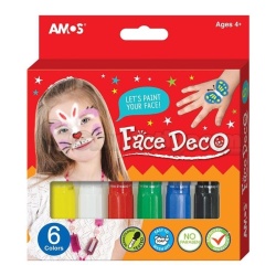 Amos - Amos Face Deco Yüz Boyası 6lı