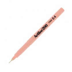 Artline - Artline 200 Fine 0.4 mm İnce Uçlu Yazı Ve Çizim Kalemi Apricot