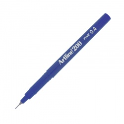 Artline - Artline 200 Fine 0.4 mm İnce Uçlu Yazı Ve Çizim Kalemi Blue