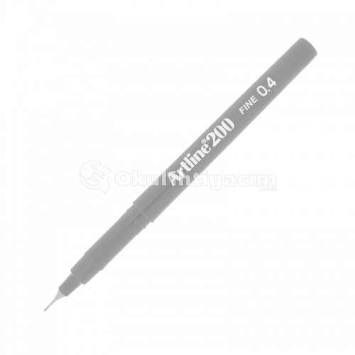Artline 200 Fine 0.4 mm İnce Uçlu Yazı Ve Çizim Kalemi Grey