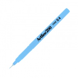 Artline - Artline 200 Fine 0.4 mm İnce Uçlu Yazı Ve Çizim Kalemi Light Blue