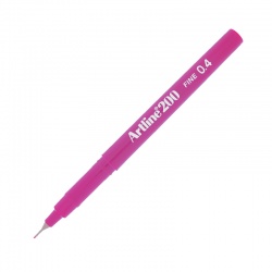 Artline - Artline 200 Fine 0.4 mm İnce Uçlu Yazı Ve Çizim Kalemi Magenta