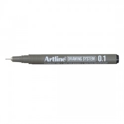 Artline - Artline Rapido Çizim Kalemi Siyah 0.1 ( Kullan - At)