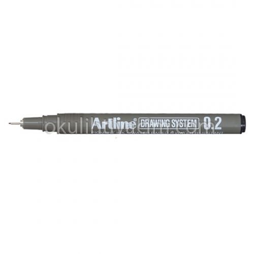 Artline Rapido Çizim Kalemi Siyah 0.2 ( Kullan - At)