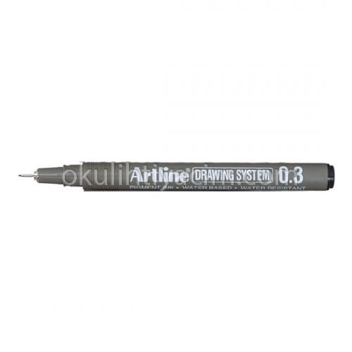 Artline Rapido Çizim Kalemi Siyah 0.3 ( Kullan - At)