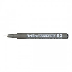 Artline - Artline Rapido Çizim Kalemi Siyah 0.3 ( Kullan - At)