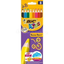 Bic - Bic Kids Kuru Boya Takımı Soft 8 Renk