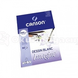 Canson Dessin Blanc Imagine Sulu Boya Blok 200g A5 14,8x21cm 50 Yaprak