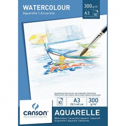 Canson - Canson Watercolour Sulu Boya Blok 300 g A3 10 Yaprak 200005790