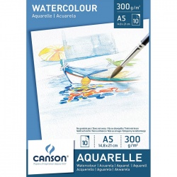 Canson - Canson Watercolour Sulu Boya Blok 300 g A5 10 Yaprak 200005788