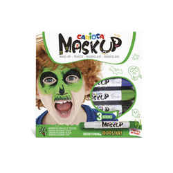 Carioca - Carioca Mask Up Yüz Boyası Seti Canavarlar Set 6g 3lü 43051