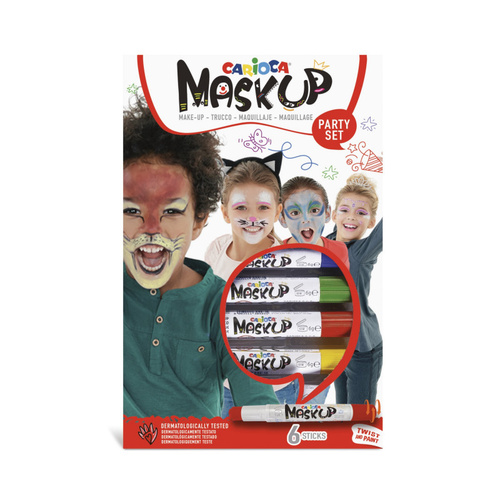 Carioca Mask Up Yüz Boyası Seti Party Set 6g 6lı 43052