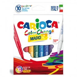 Carioca - Carioca Renk Değiştiren Sihirli Keçeli Kalemler 9+1 Kod:42737