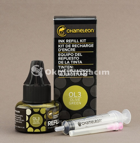 Chameleon Ink Refill OL3 Olive Green 25ml