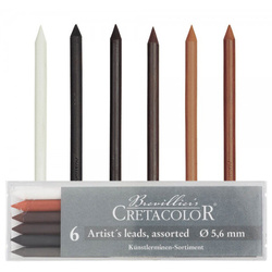 Cretacolor - Cretacolor Karışık Portmin Uç 5.6mm 6lı 26400