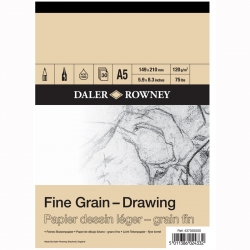Daler Rowney - Daler Rowney Fine Grain-Drawing 149x210mm A5 160g 30 Sayfa