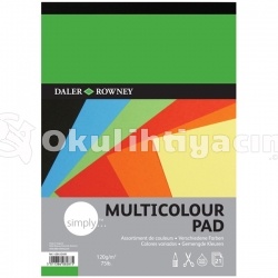 Daler Rowney Simply Multicolour 120g Yaprak A3 Blok