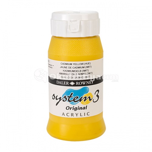 Daler Rowney System3 Akrilik Boya 500ml 620 Cadmium Yellow