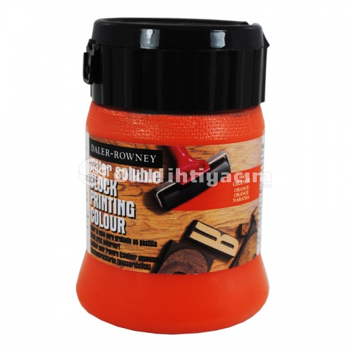 Daler Rowney Water Soluble Blockprint Linol Boyası 250 ml 660 Orange