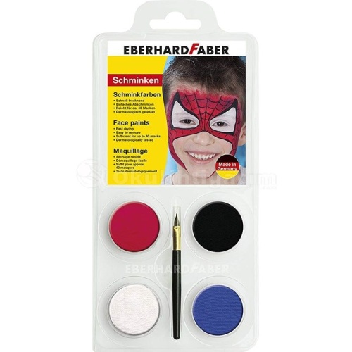 Eberhard Faber Yüz Boyası Spiderman 4 Renk 579015