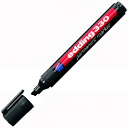 Edding - Edding 330 Permanent Markör Kalem Kesik Uç 1-5 mm – Siyah