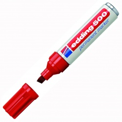 Edding - Edding 500 Permanent Markör Kalem 2-7 mm – Kırmızı