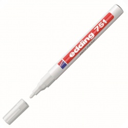 Edding - Edding 751 Paint Markör Kalem 1-2 mm – Beyaz