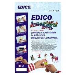 Edico - Edico 7 Times Küçülen Kağıt Siyah (2′li Paket) 20x26 cm