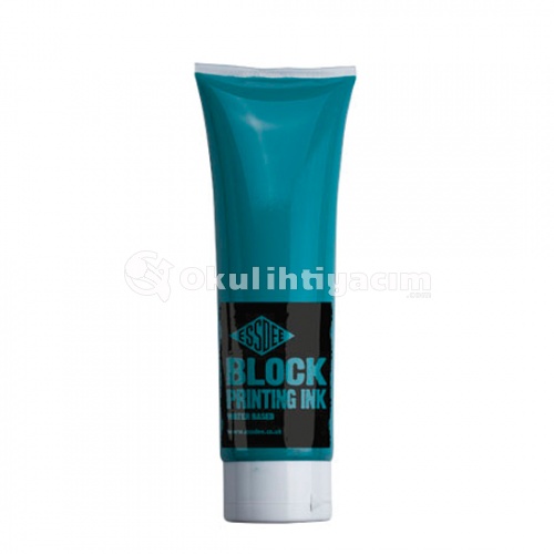 Essdee Block Printing İnk Su Bazlı Linol Mürekkebi Turquoise No:09 300 ml