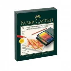 Faber Castell - Faber Castell Colour Pencils Polychromos 36`lı Studio Box Kod:110038