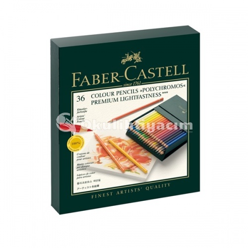 Faber Castell Colour Pencils Polychromos 36`lı Studio Box Kod:110038