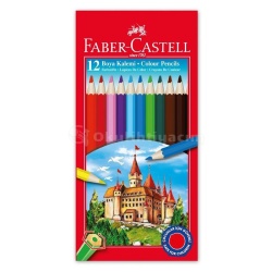 Faber Castell - Faber Castell Kuru Boya Takımı 12 Renk