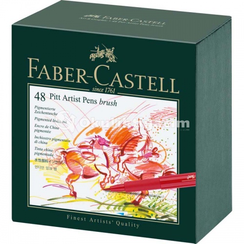 Faber Castell Pitt Artist Pens Brush 48′li Set 167148