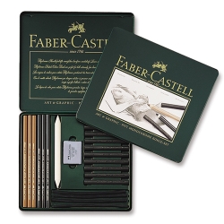 Faber Castell - Faber Castell Pitt Kömür Seti