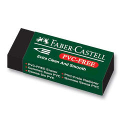 Faber Castell - Faber Castell PVC-Free Siyah Silgi Kod: 7089-20