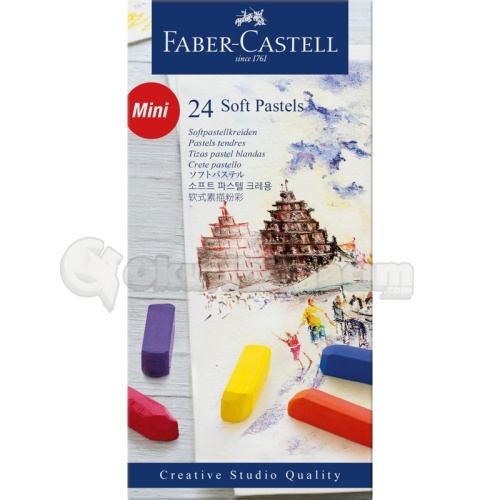 Faber Castell Soft Pastels Yarım Boy 24 Renk 128224