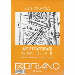 Fabriano - Fabriano Accademia Artist Paperback A4 120g 200 Yaprak