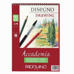 Fabriano - Fabriano Accademia Drawing Eskiz Blok Spiralli 14,8x21cm A5 200g 30 Yaprak 44201421