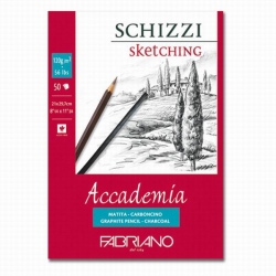 Fabriano - Fabriano Accademia Sketching Eskiz Blok Ciltli 21x29,7cm A4 120gr 50 Yaprak - 41122129
