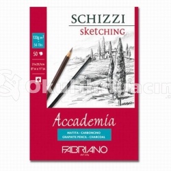 Fabriano Accademia Sketching Eskiz Blok Ciltli 21x29,7cm A4 120gr 50 Yaprak - 41122129