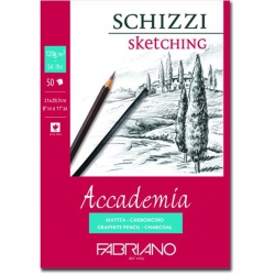 Fabriano - Fabriano Accademia Sketching Eskiz Blok Ciltli 29,7x42 cm A3 120gr - 50 Yaprak - 41122942