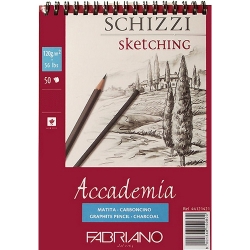 Fabriano - Fabriano Accademia Sketching Eskiz Defteri Spiralli 21x29,7cm A4 120gr - 44122129