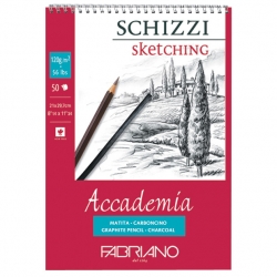 Fabriano - Fabriano Accademia Sketching Eskiz Defteri Spiralli 29,7x42cm A3 120gr - 44122942
