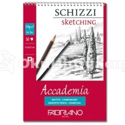 Fabriano Accademia Sketching Eskiz Defteri Spiralli A5 14,8x21 cm 120 gr 50 Yaprak - 44121421