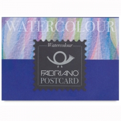 Fabriano - Fabriano Acquarello Watercolour Cold Pressed Postcard 300g 10,5x14,8cm 20 Yaprak