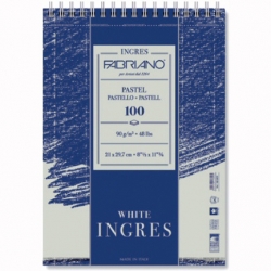 Fabriano - Fabriano Pastel White Ingres 21x29,7cm 90g 100 Yaprak 19212970