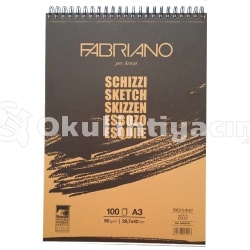 Fabriano Schizzi Sketching Blok A3 90g 29,7x47cm 100 Yaprak 56629742