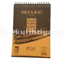 Fabriano Schizzi Sketching Blok A4 90g 21x29,7cm 120 Yaprak 56621297