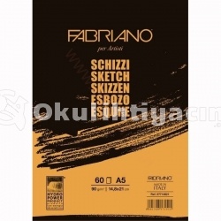 Fabriano Schizzi Sketching Blok A5 90g 14,8x21cm 60 Yaprak 56614821
